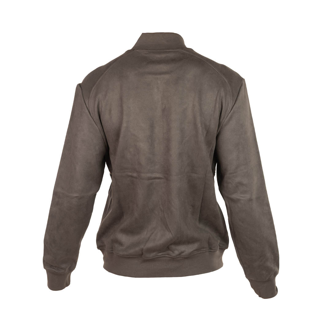 FELPA UOMO ANTONY MORATO REGULAR FIT CON ZIP IN TESSUTO EFFETTO CAMOSCIO - Colori disponibili: 2