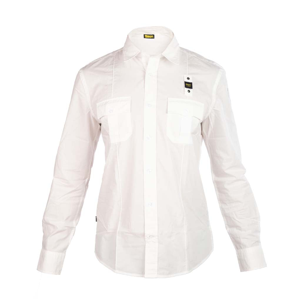 CAMICIA UOMO BLAUER CON TASCHE FRONTALI - Colori disponibili: 2