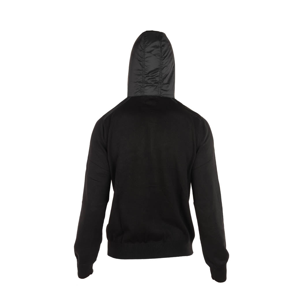 MAGLIA UOMO ANTONY MORATO CON CAPPUCCIO CON INSERTI A CONTRASTO - COL. NERO