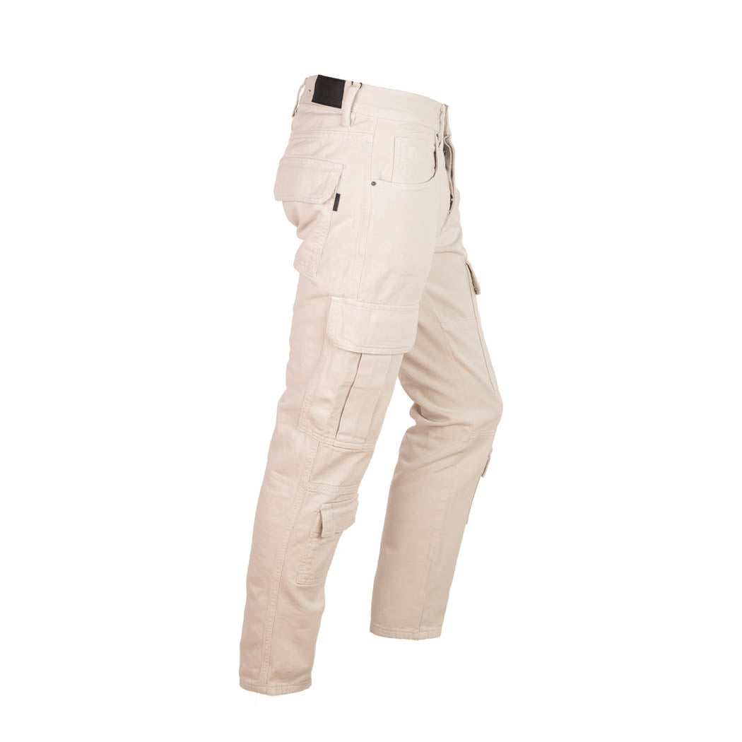 JEANS UOMO ANTONY MORATO MOD. "GARY" STILE CARGO - COL. GESSO