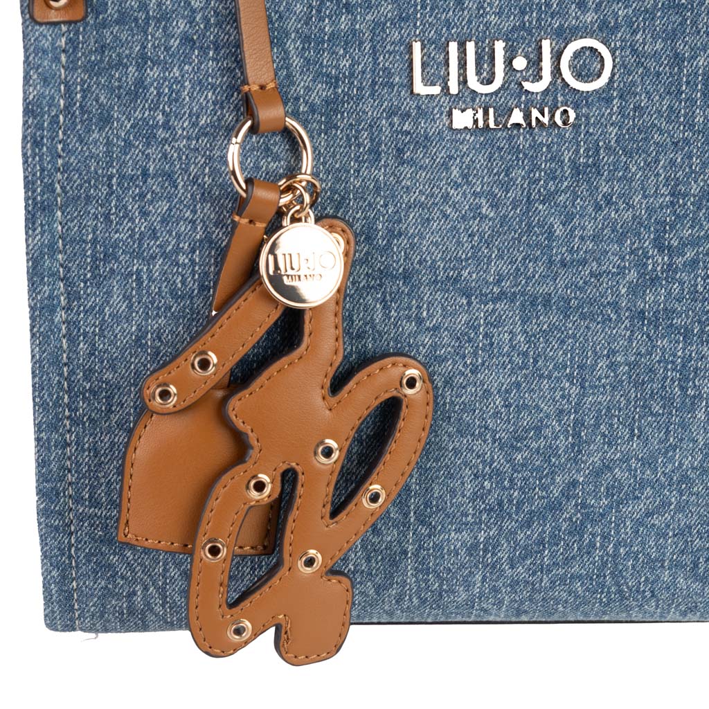 BORSA PICCOLA DONNA LIU JO IN DENIM DI COTONE - COL. DENIM CHIARO