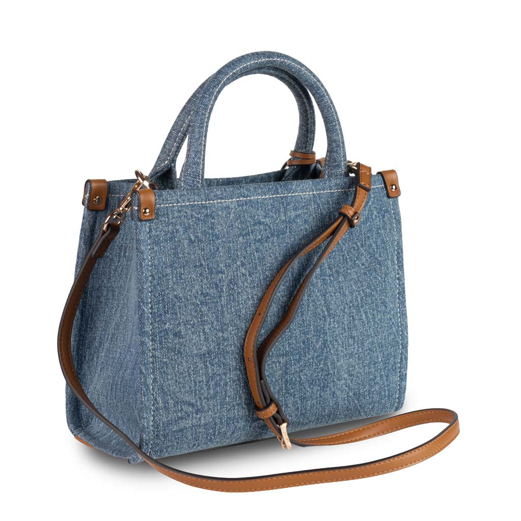 BORSA PICCOLA DONNA LIU JO IN DENIM DI COTONE - COL. DENIM CHIARO