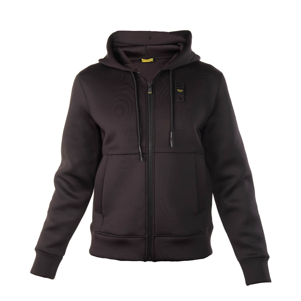 FELPA UOMO BLAUER CON CAPPUCCIO IN SCUBA MOD. "COLBY" - Colori disponibili: 2