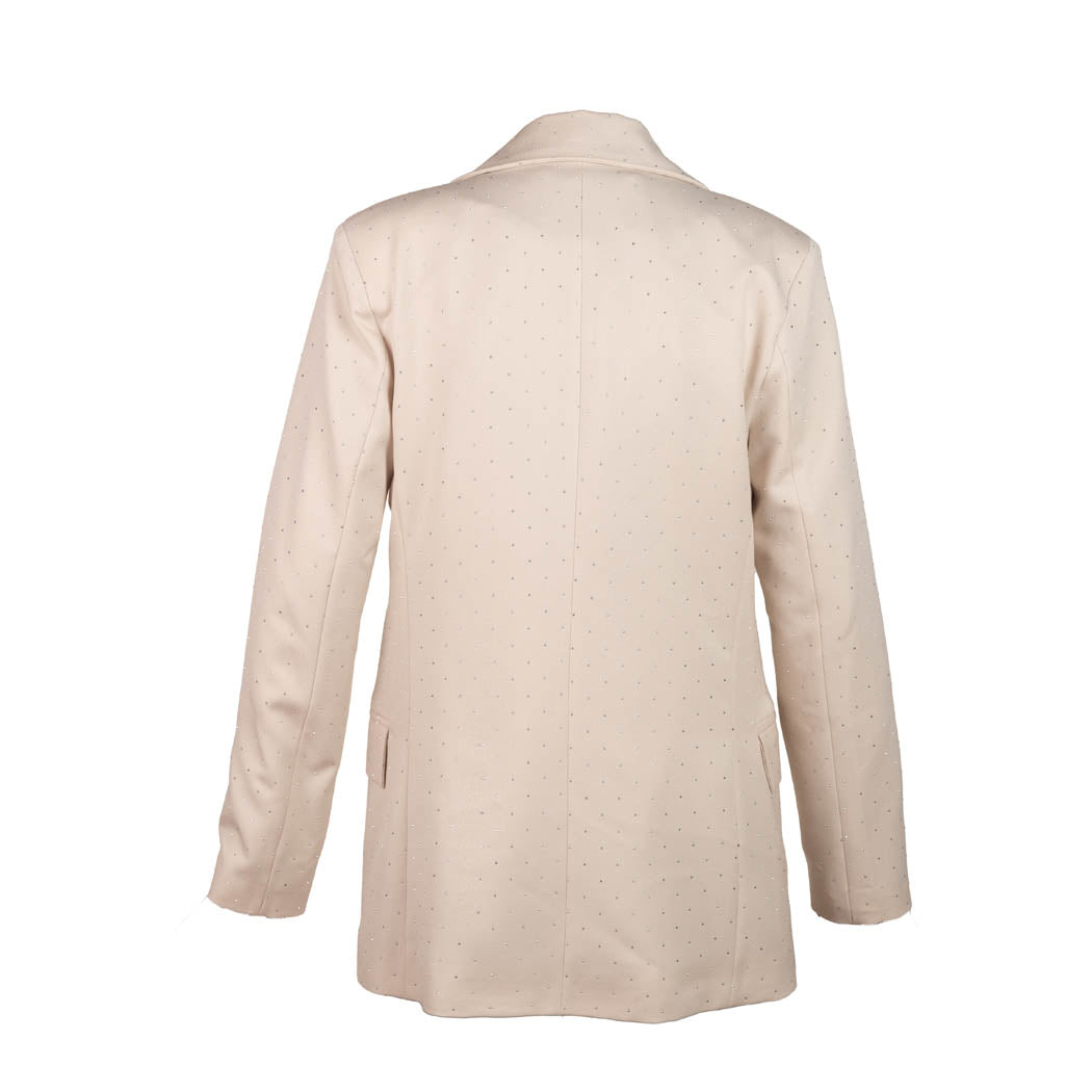 GIACCA DONNA ARTIGLI CON STRASS - COL. AVORIO