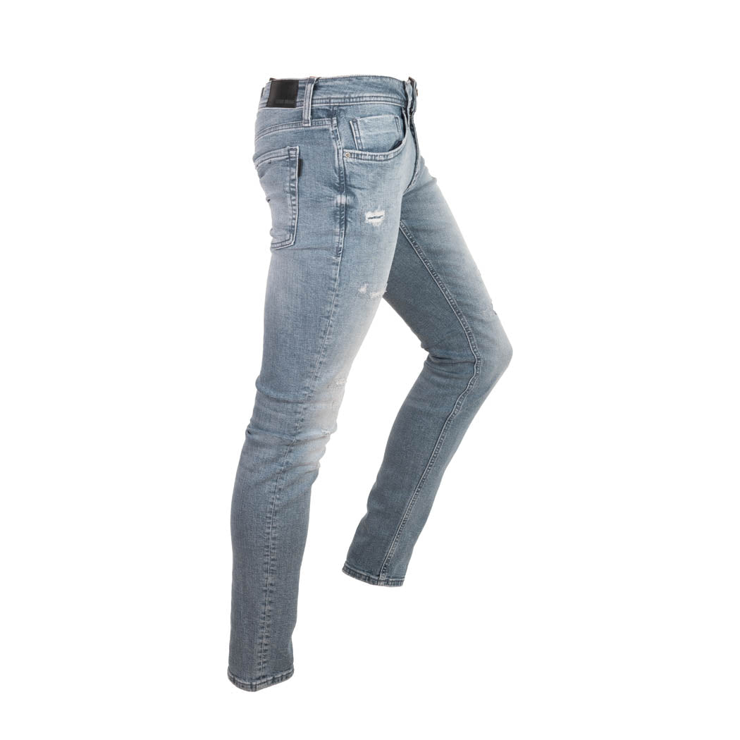 JEANS UOMO ANTONY MORATO TAPERED FIT MOD. "OZZY" CON STRAPPI - COL. BLU DENIM