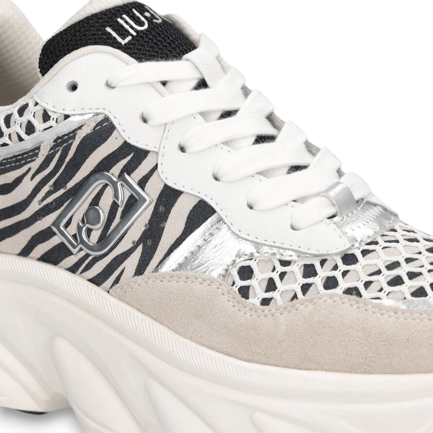 SNEAKERS LIU JO CHUNCHY ANIMALIER COL.ZEBRATO