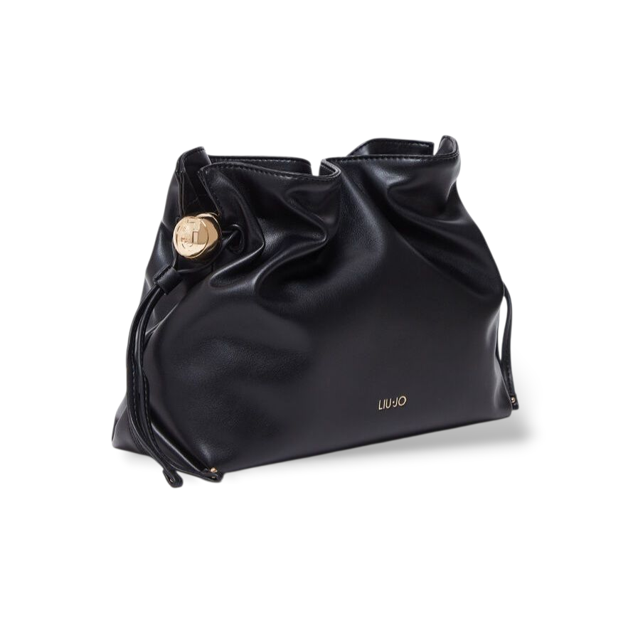 BORSA LIU JO A SPALLA RICCY MEDIA COL.NERO