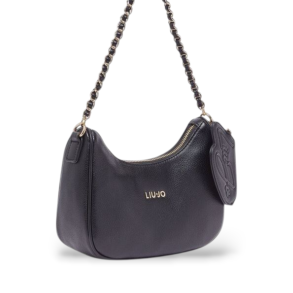 BORSA LIU JO HOBO PICCOLA CON PORTAMONETE COL.NERO