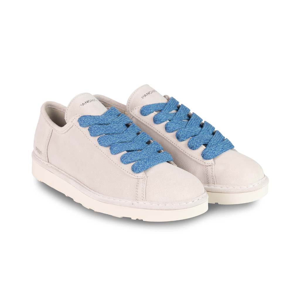 SNEAKERS UOMO PANCHIC IN CAMOSCIO - COL. GHIACCIO