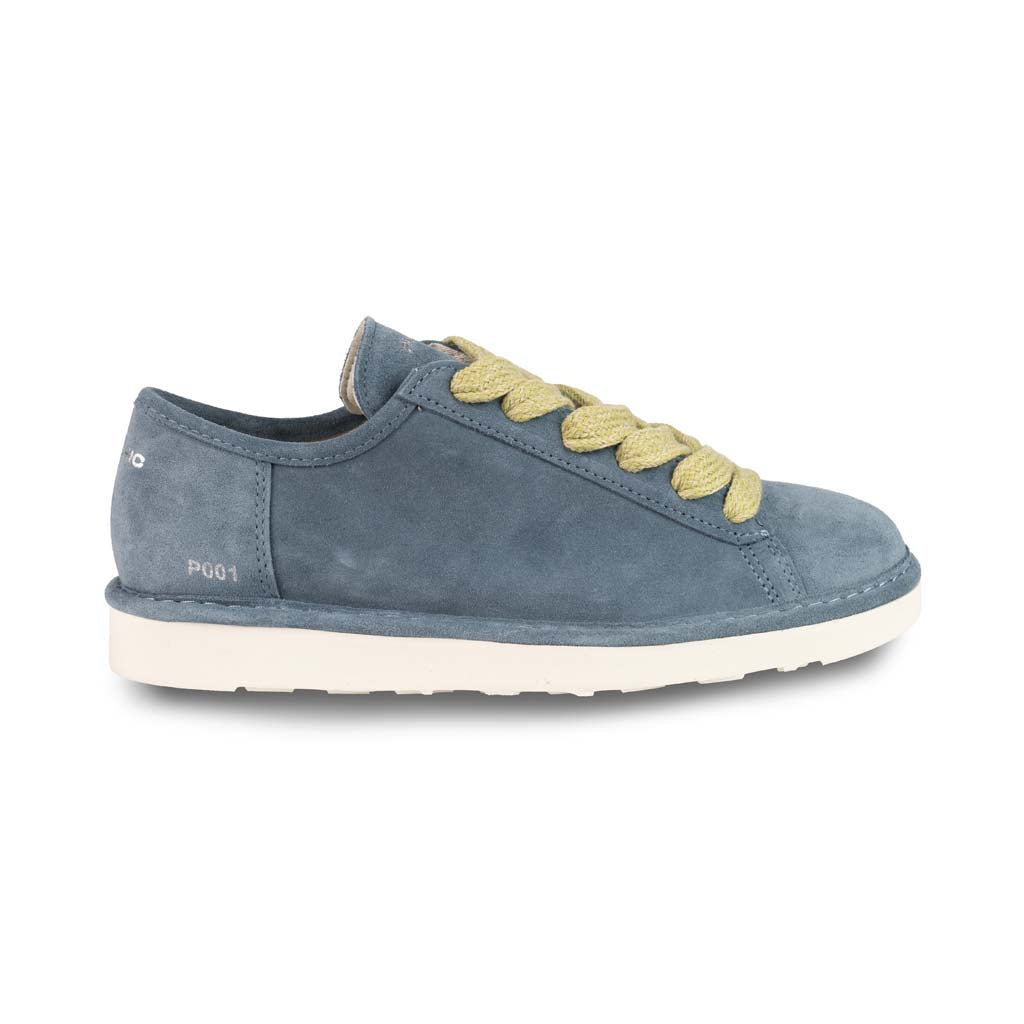 SNEAKERS UOMO PANCHIC IN CAMOSCIO - COL. DENIM