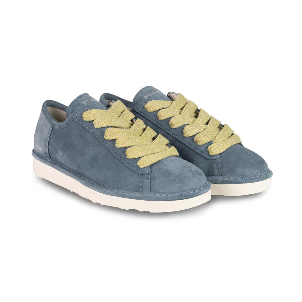 SNEAKERS UOMO PANCHIC IN CAMOSCIO - COL. DENIM