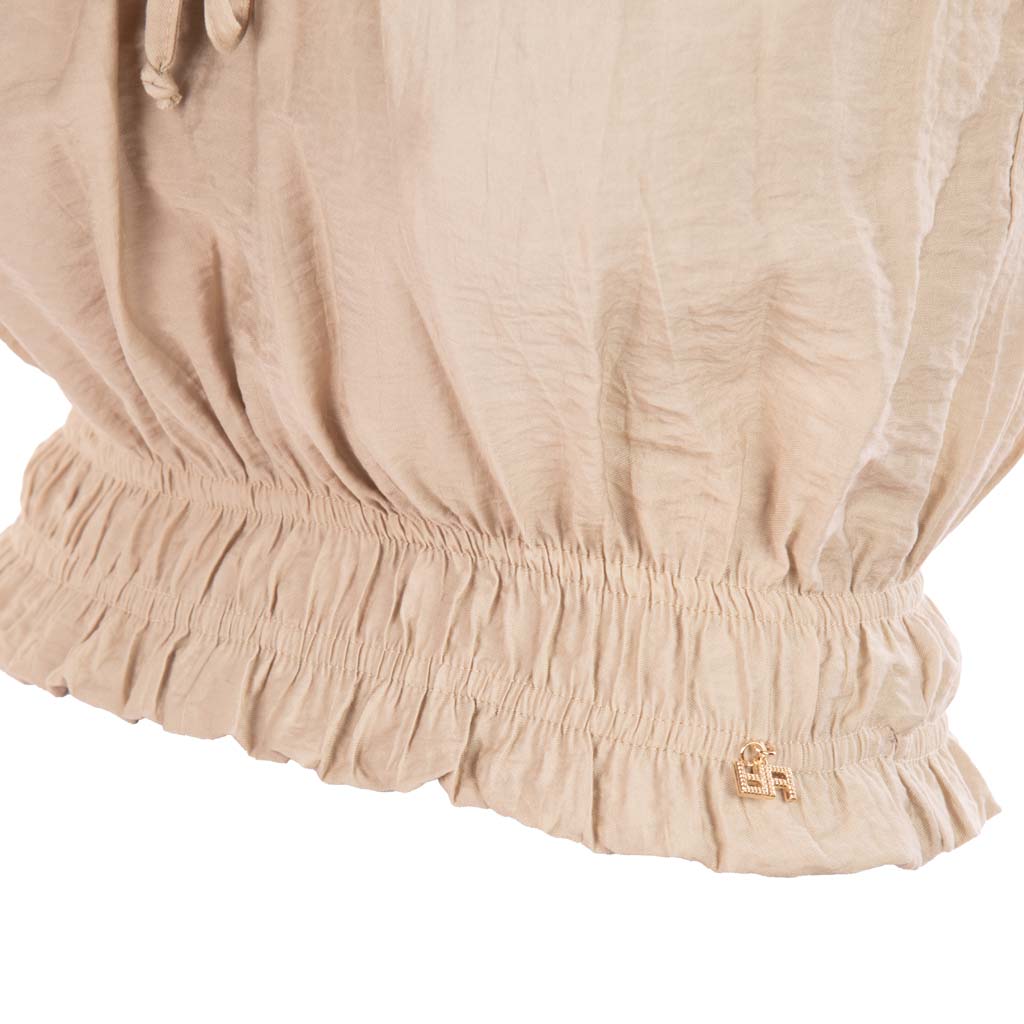 BLUSA DONNA CROPPED ARTIGLI CON COULISSE - Colori disponibili: 2