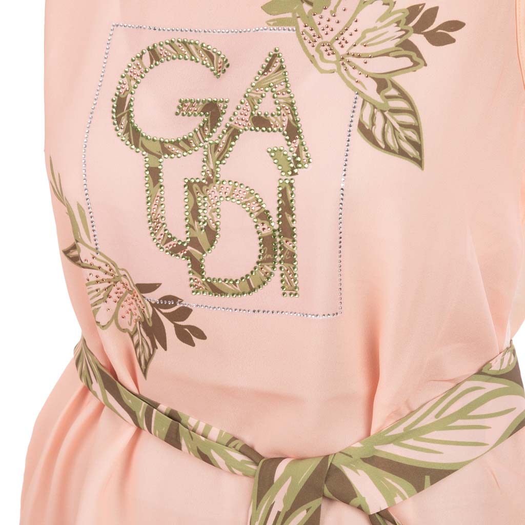 TOP DONNA GAUDI' IN JERSEY CON STAMPA - COL. PEACH QUARTZ