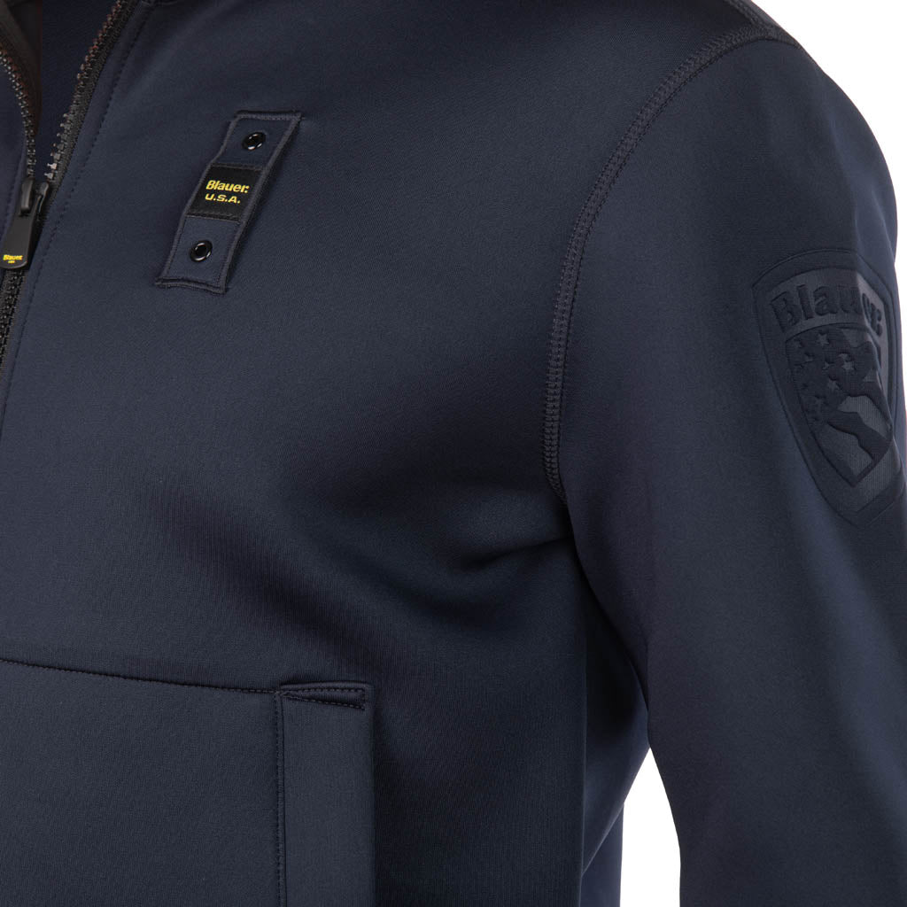 FELPA UOMO BLAUER IN SCUBA MOD. "HALBORN" - Colori disponibili: 2