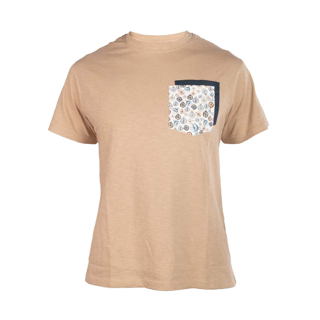 T-SHIRT UOMO BOMBOOGIE CON DOPPIO TASCHINO CON FANTASIA - Colori disponibili: 2