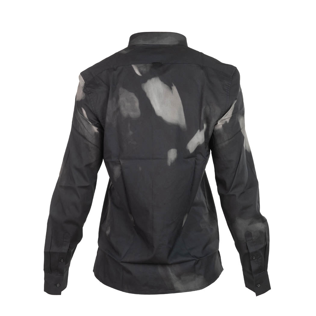CAMICIA UOMO ANTONY MORATO REGULAR STRAIGHT FIT MOD. "BARCELLONA" CON STAMPA ASTRATTA - COL. NERO