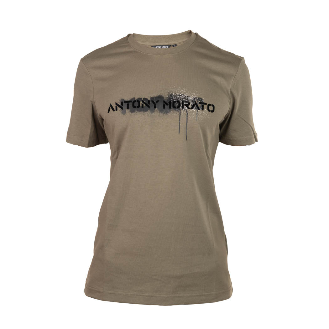 T-SHIRT UOMO ANTONY MORATO IN JERSEY DI COTONE CON STAMPA LOGO PAINT - Colori disponibili: 2