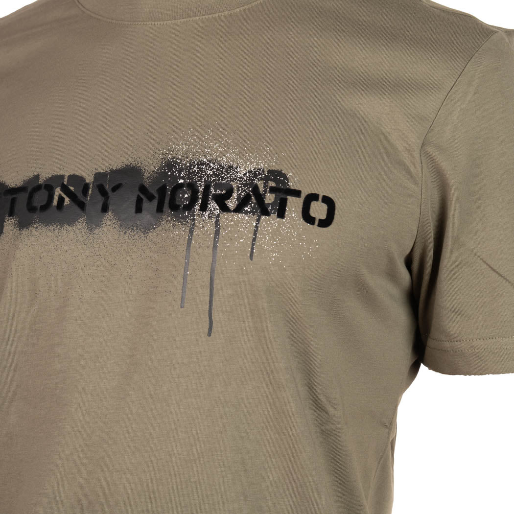 T-SHIRT UOMO ANTONY MORATO IN JERSEY DI COTONE CON STAMPA LOGO PAINT - Colori disponibili: 2