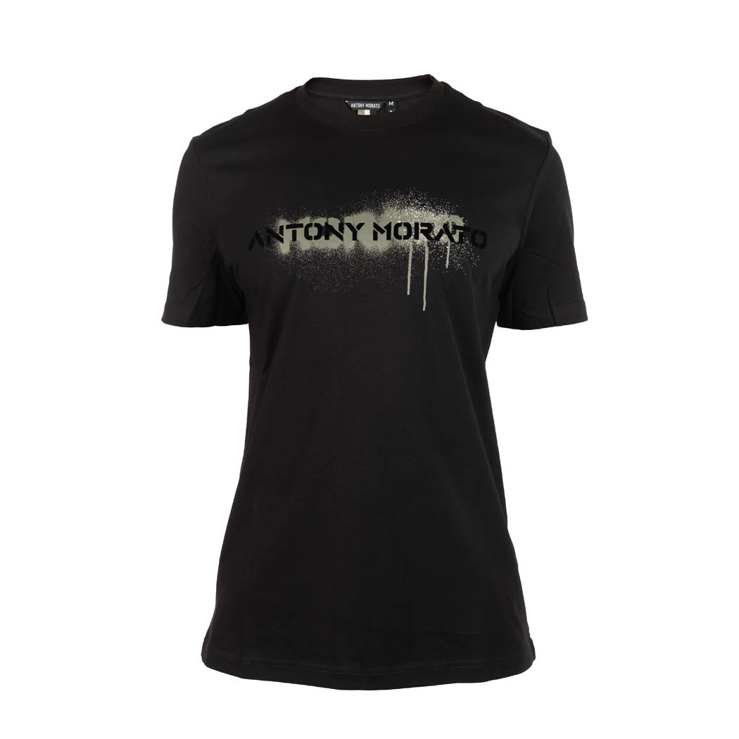 T-SHIRT UOMO ANTONY MORATO IN JERSEY DI COTONE CON STAMPA LOGO PAINT - Colori disponibili: 2