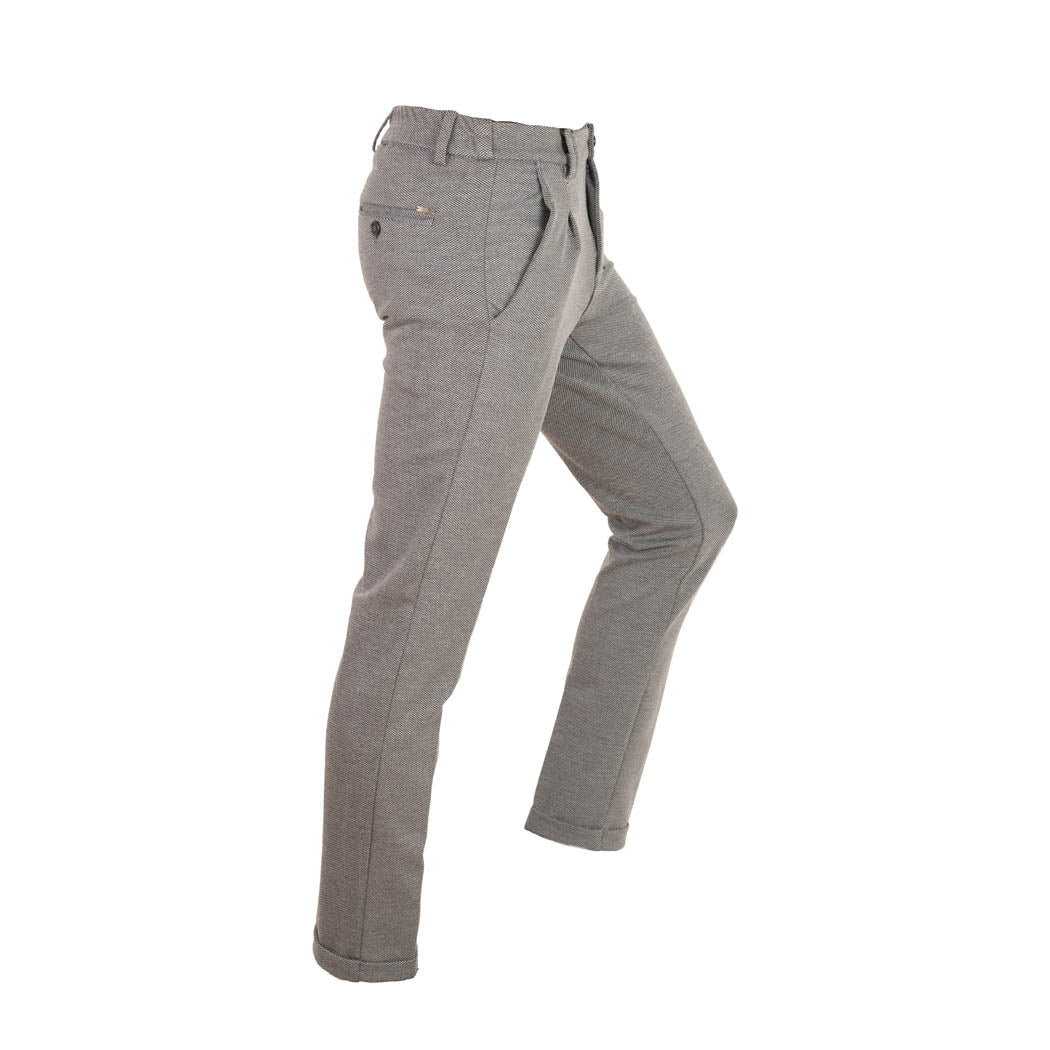 PANTALONE UOMO GIANNI LUPO CON TASCHE ALL'AMERICANA - COL. GRIGIO SCURO