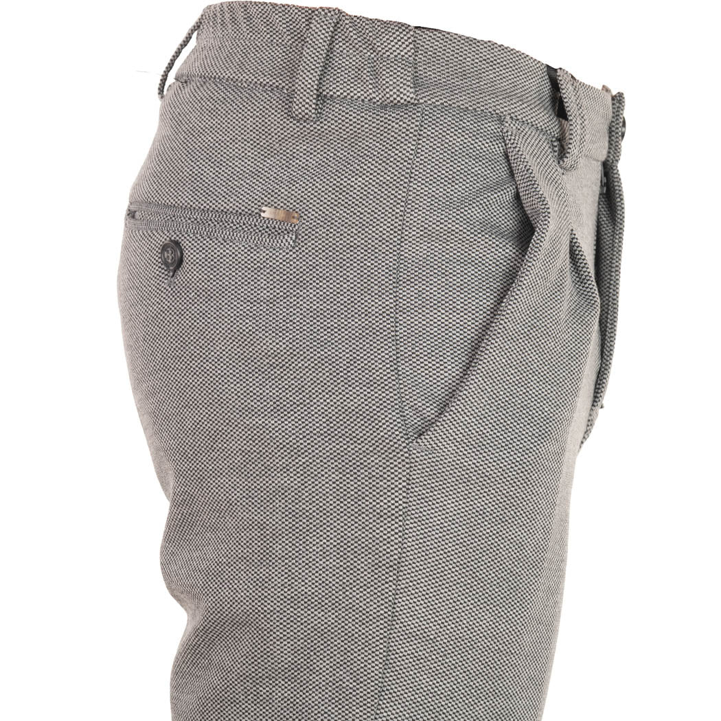 PANTALONE UOMO GIANNI LUPO CON TASCHE ALL'AMERICANA - COL. GRIGIO SCURO