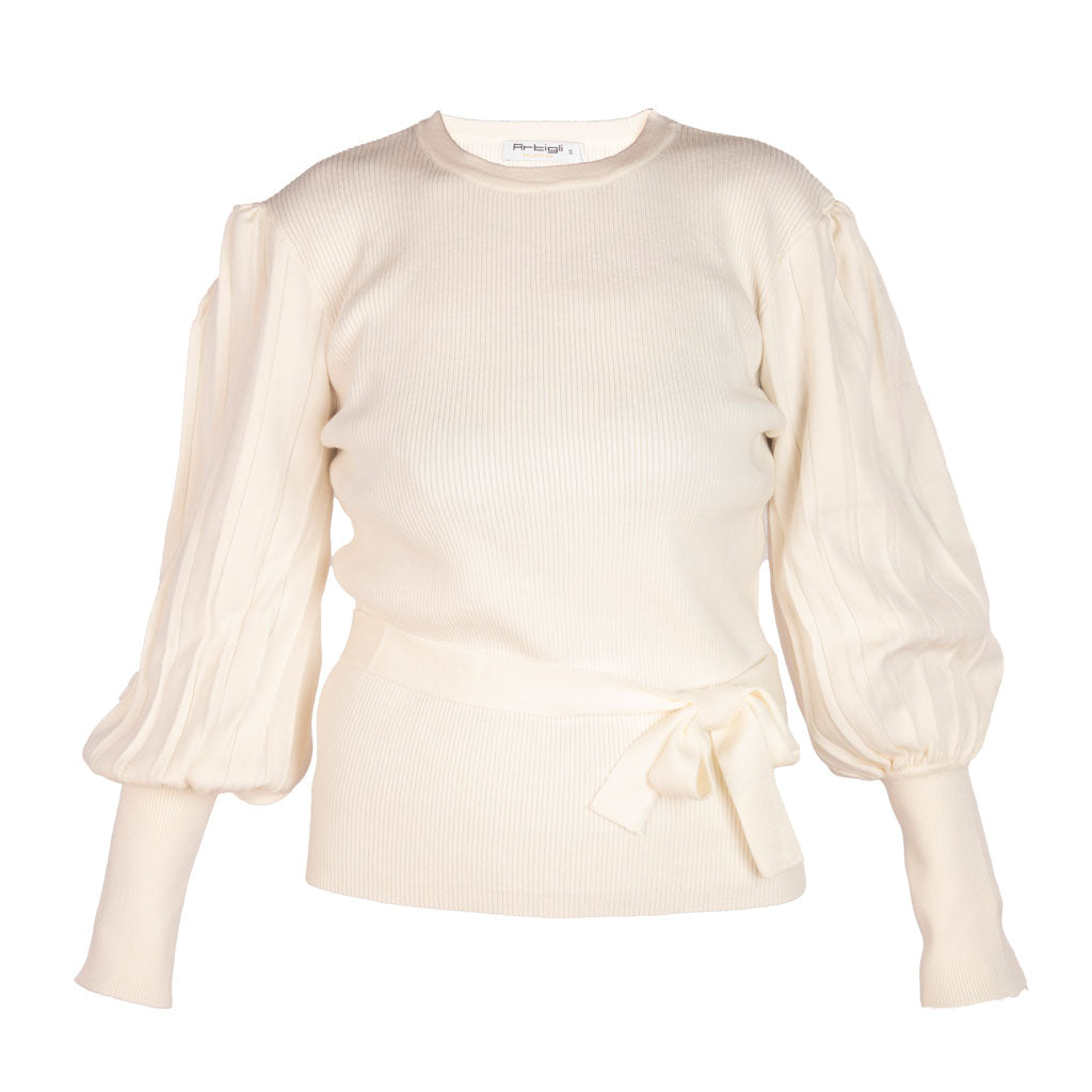 MAGLIA DONNA ARTIGLI CON MANICHE PLISSE' - Colori disponibili: 2