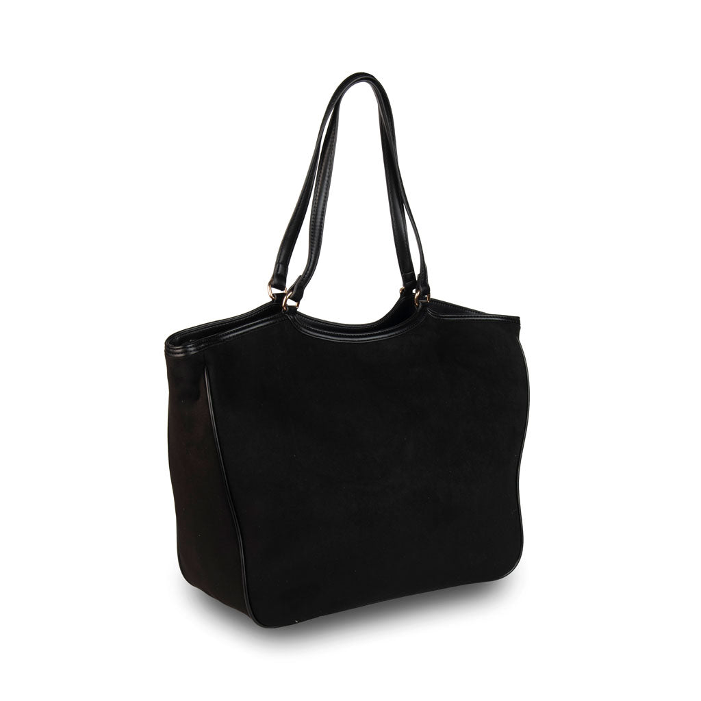 BORSA TOTE DONNA LIU JO IN ECOPELLE CON LOGO - COL. NERO