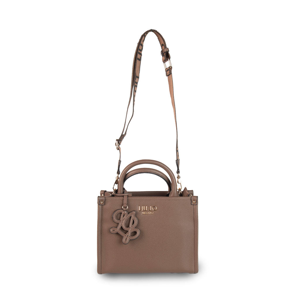 BORSA PICCOLA DONNA LIU JO CON CHARM - COL. DARK MOCHA