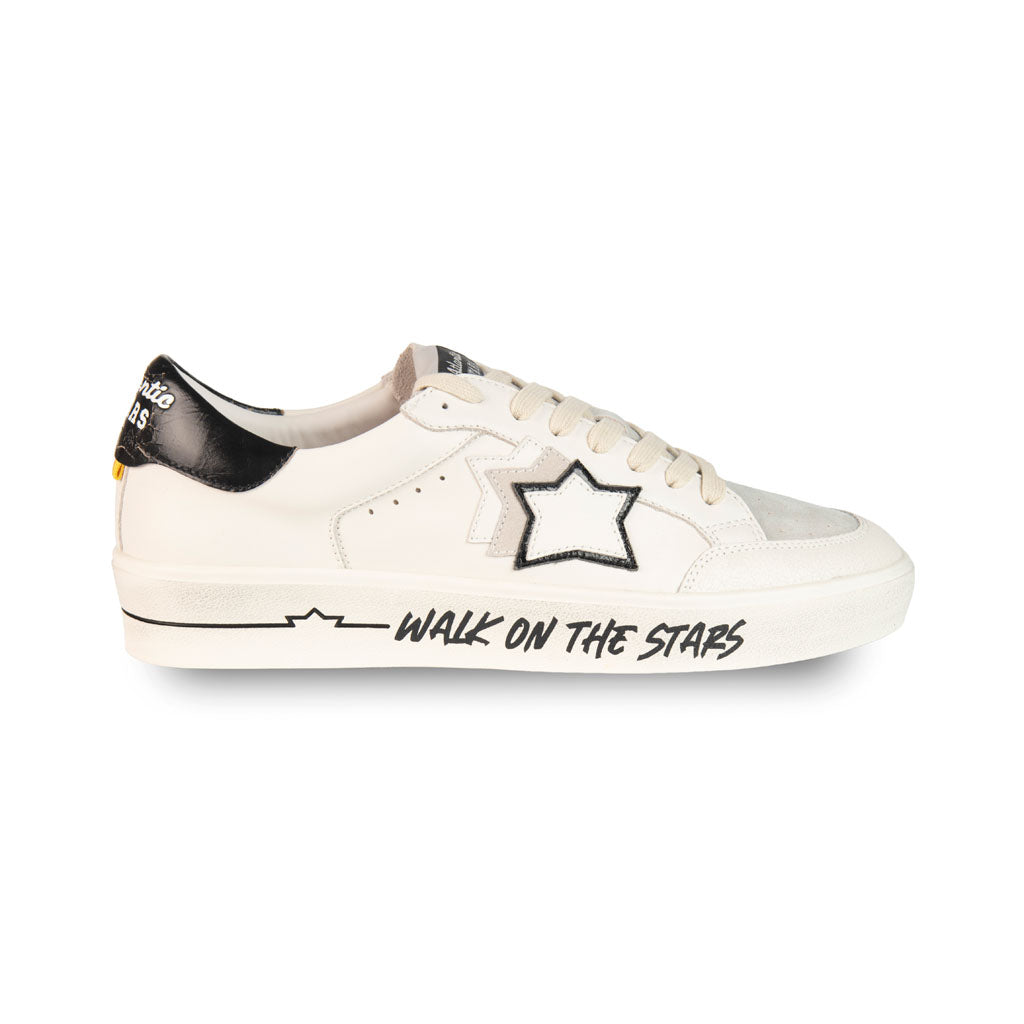 SNEAKERS UOMO ATLANTIC STARS MOD. "ATLANTA" IN PELLE - COL. BEIGE / GRIGIO