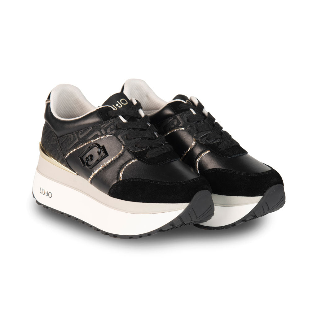 SNEAKERS DONNA LIU JO MAXI WONDER PLATFORM - COL. NERO