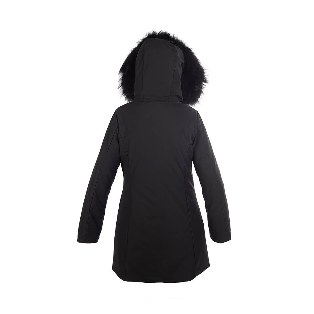 PARKA LUNGO DONNA BOMBOOGIE IN SOFTSHELL ANTIVENTO MOD. "VIENNA" - Colori disponibili: 2