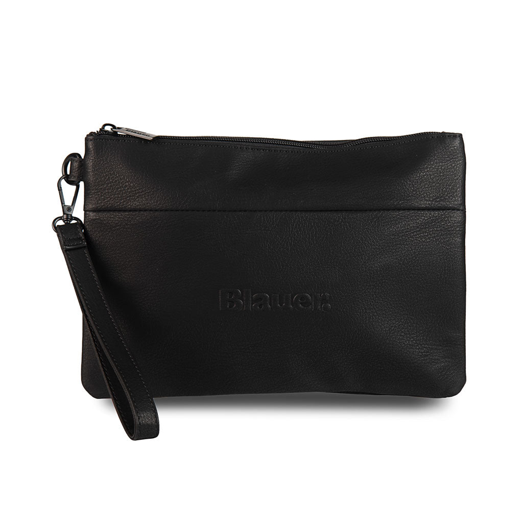 POCHETTE UOMO BLAUER IN ECOPELLE - COL. NERO