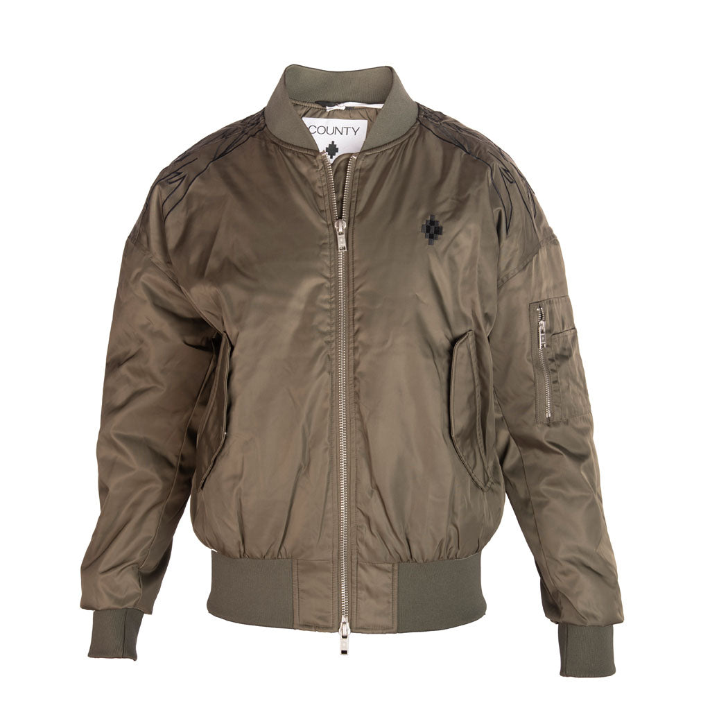GIACCA UOMO COUNTY OF MILAN IN NYLON - COL. VERDE MILITARE