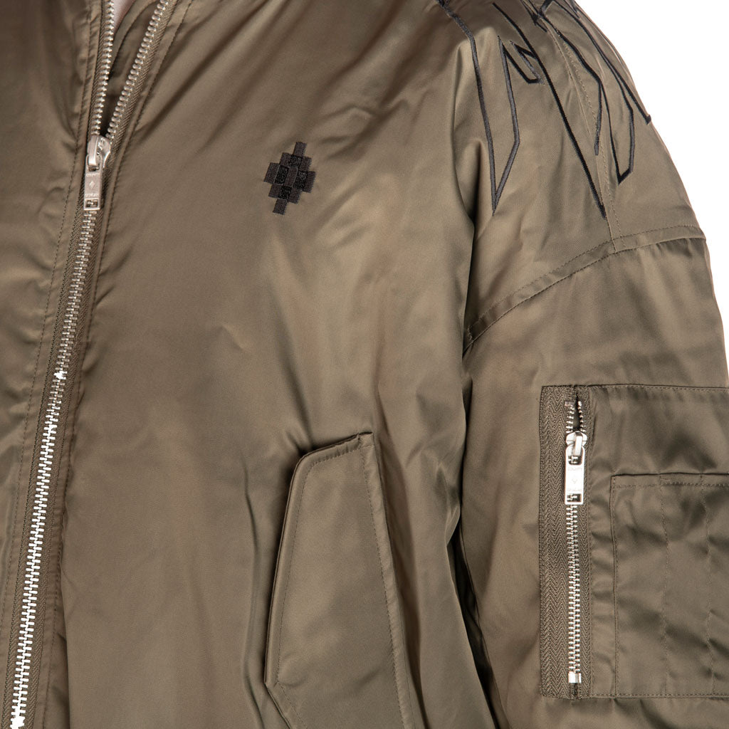 GIACCA UOMO COUNTY OF MILAN IN NYLON - COL. VERDE MILITARE