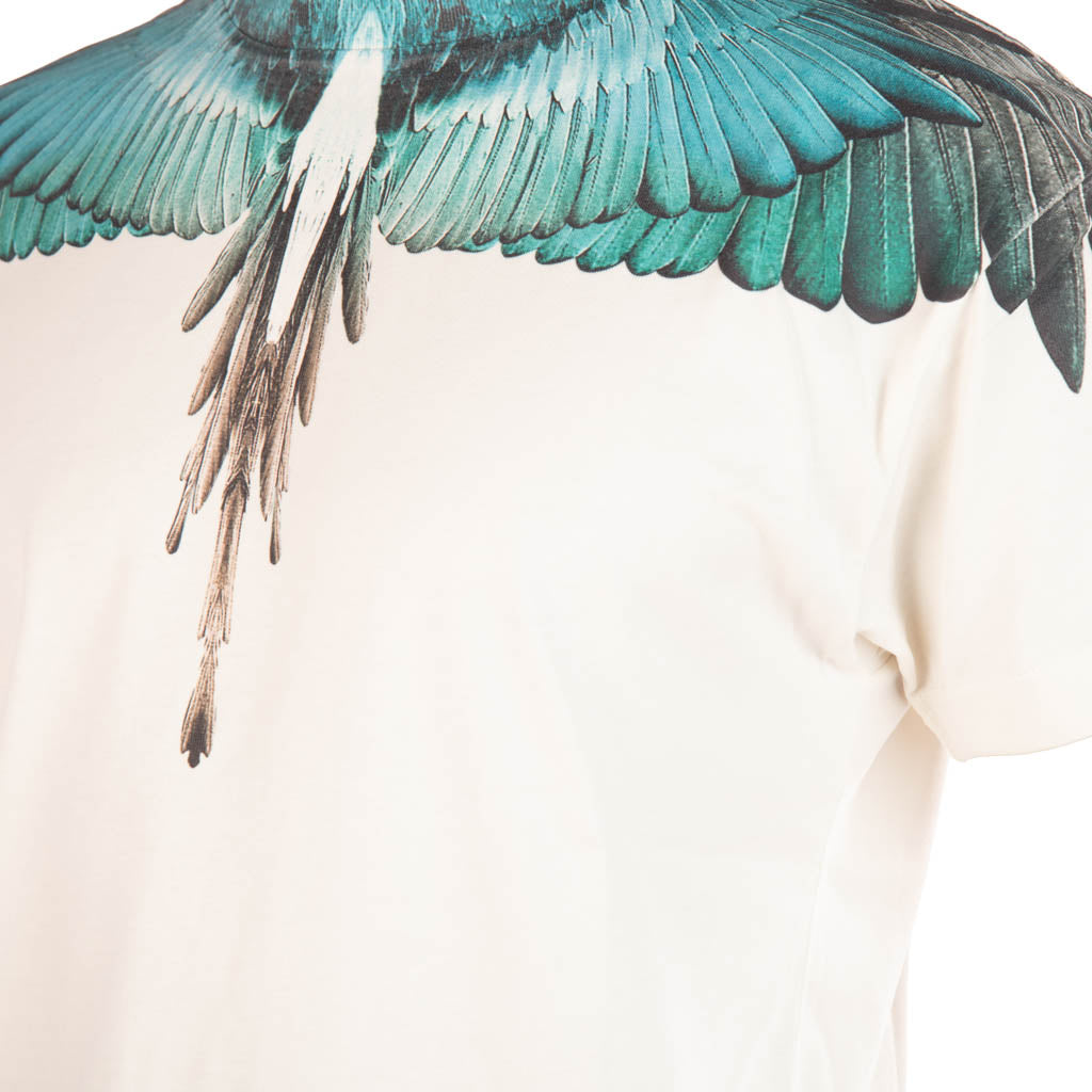 T-SHIRT UOMO COUNTY OF MILAN IN COTONE CON STAMPA ALI BLU - Colori disponibili: 2