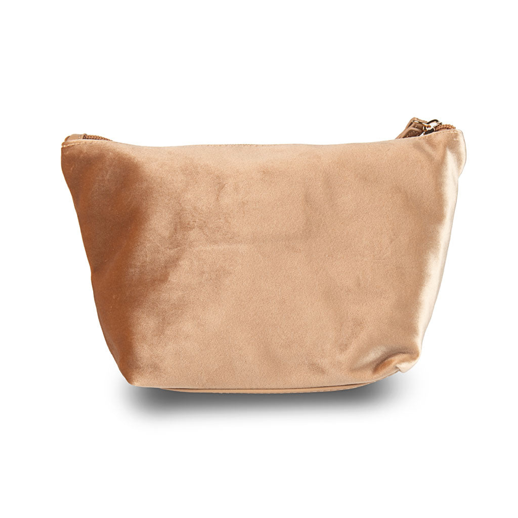 POCHETTE DONNA BLAUER CON LOGO SCUDO E STRASS - COL. BEIGE