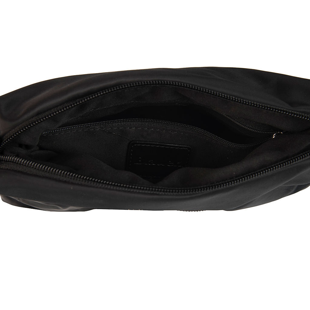POCHETTE DONNA BLAUER TRAPUNTATA CON LOGO SCUDO MOD. "MIRA" - COL. NERO