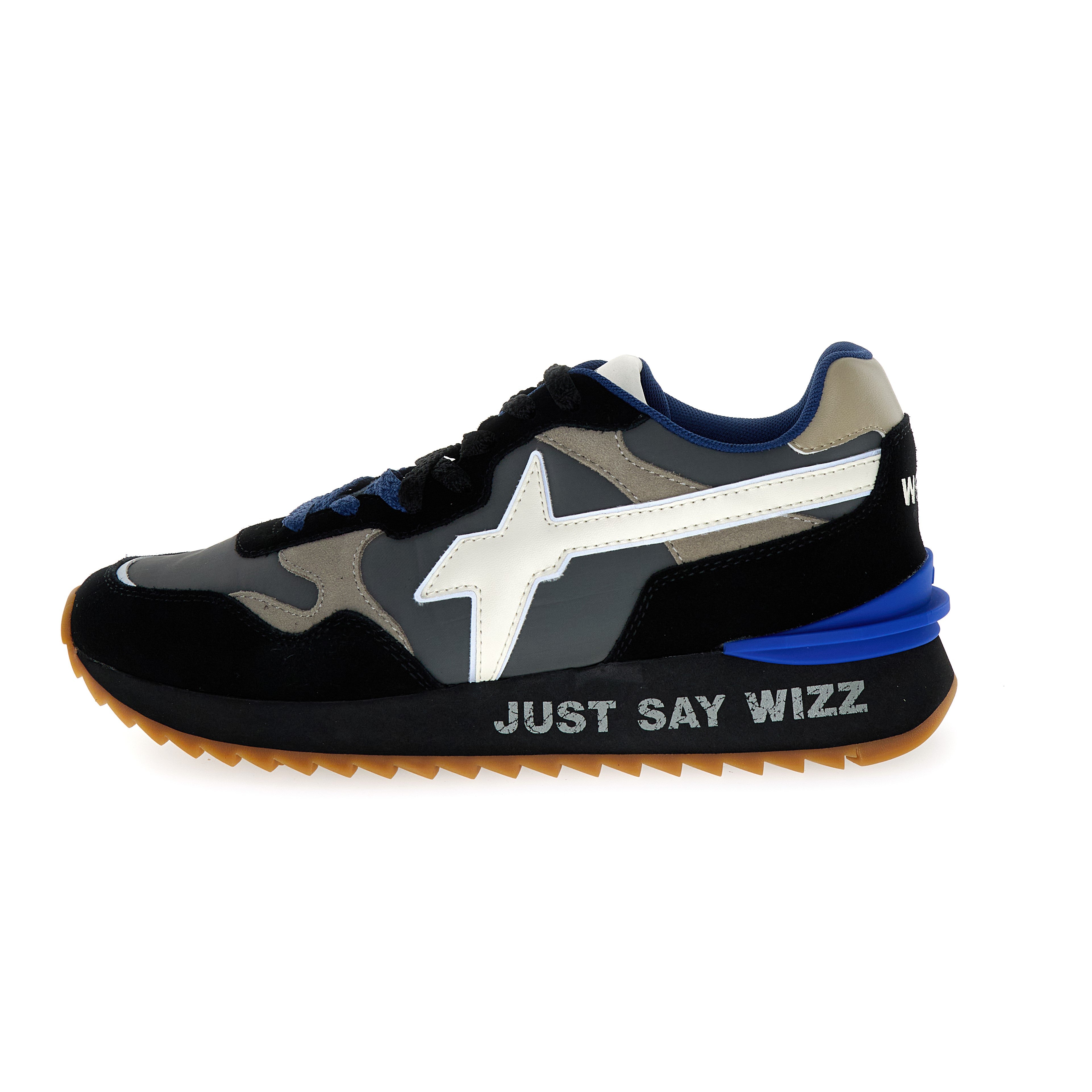 SNEAKERS UOMO W6YZ MOD. "YAK" - COL. NERO / GRIGIO