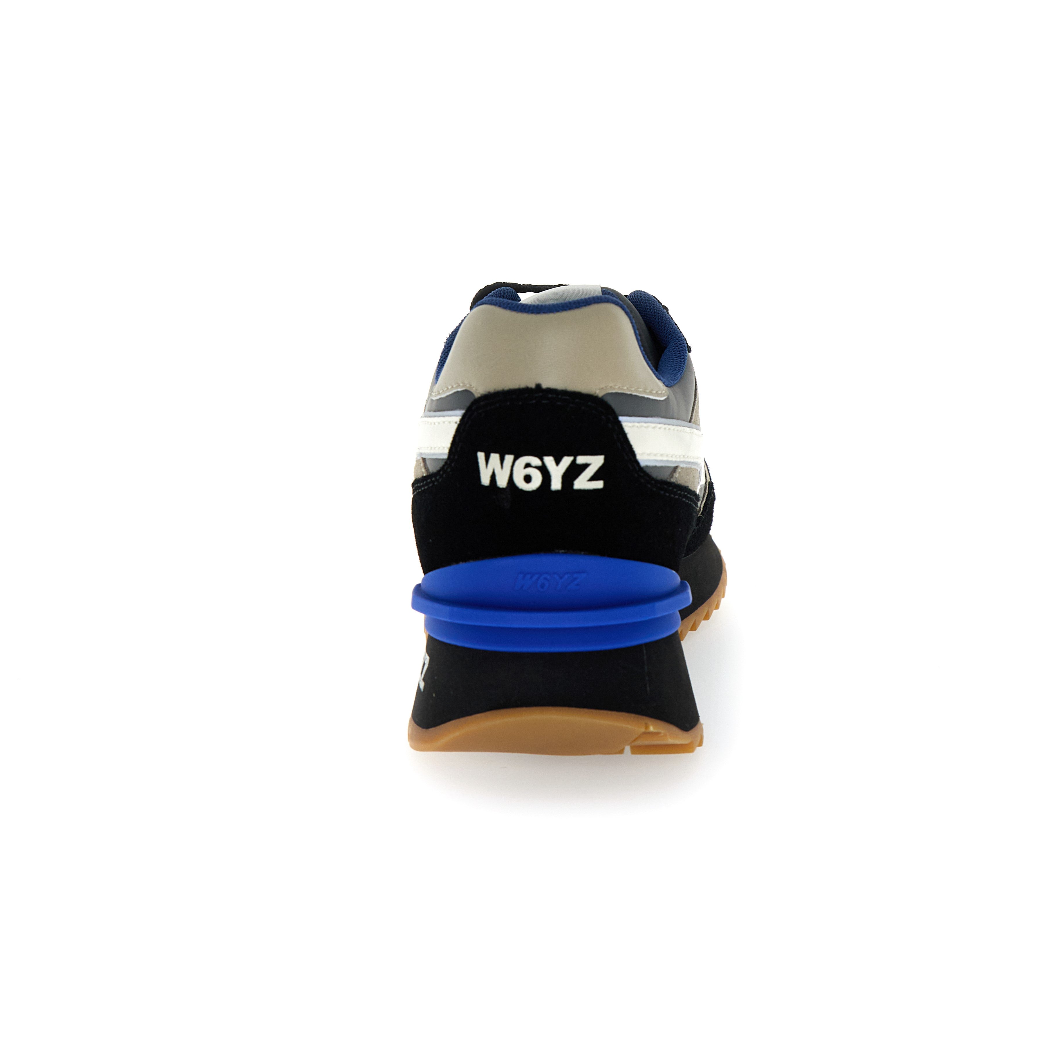 SNEAKERS UOMO W6YZ MOD. "YAK" - COL. NERO / GRIGIO