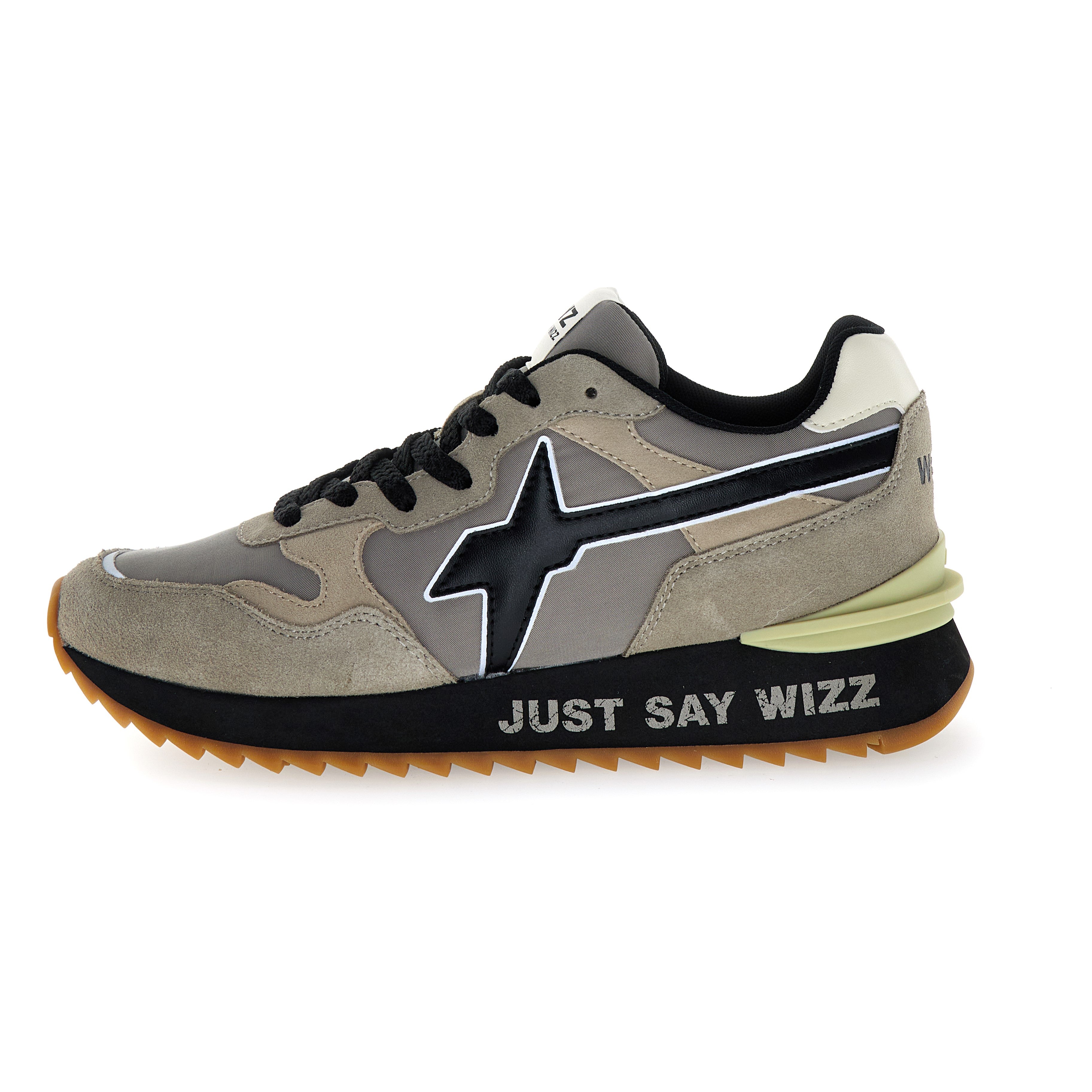 SNEAKERS UOMO W6YZ MOD. "YAK" - COL. TORTORA / NERO