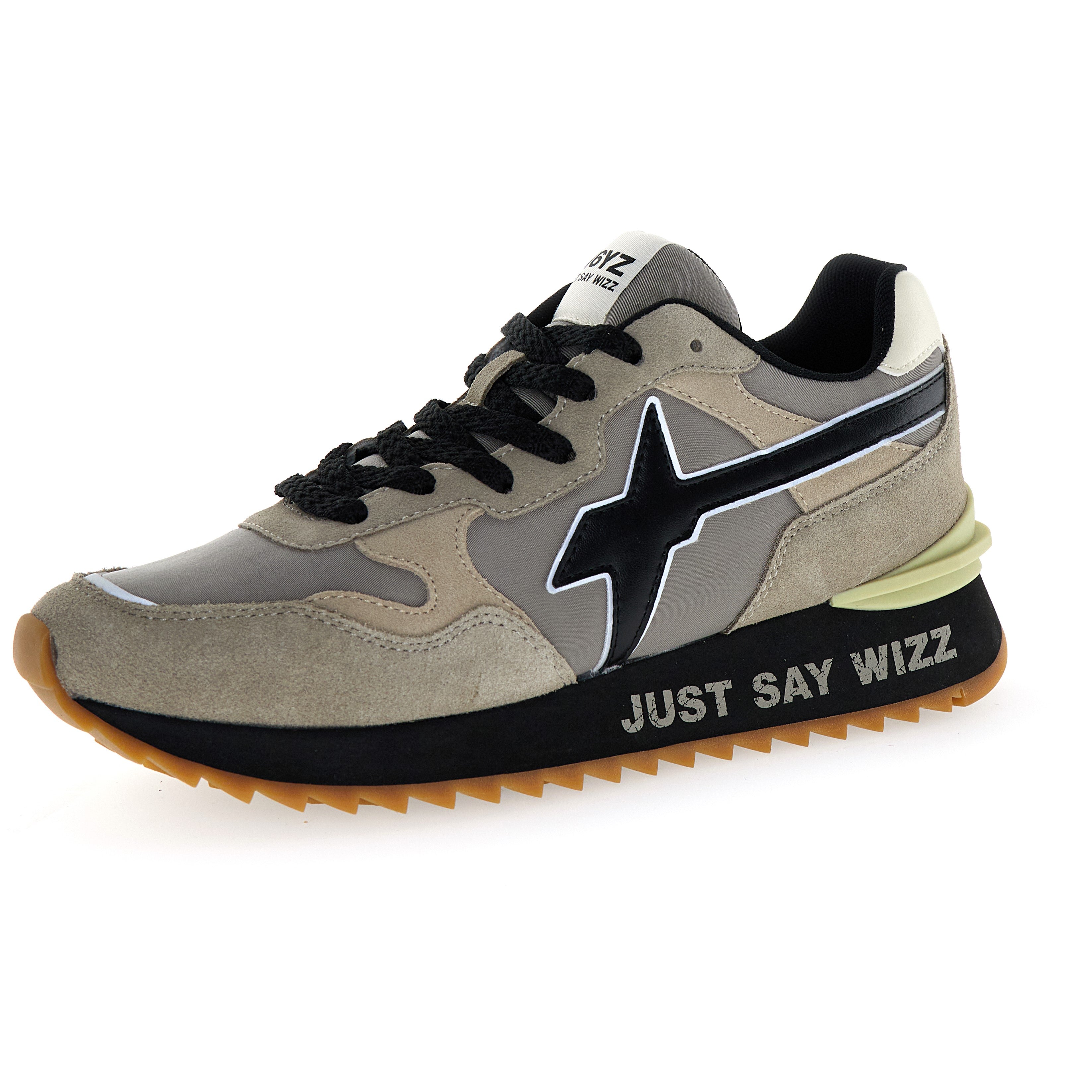SNEAKERS UOMO W6YZ MOD. "YAK" - COL. TORTORA / NERO