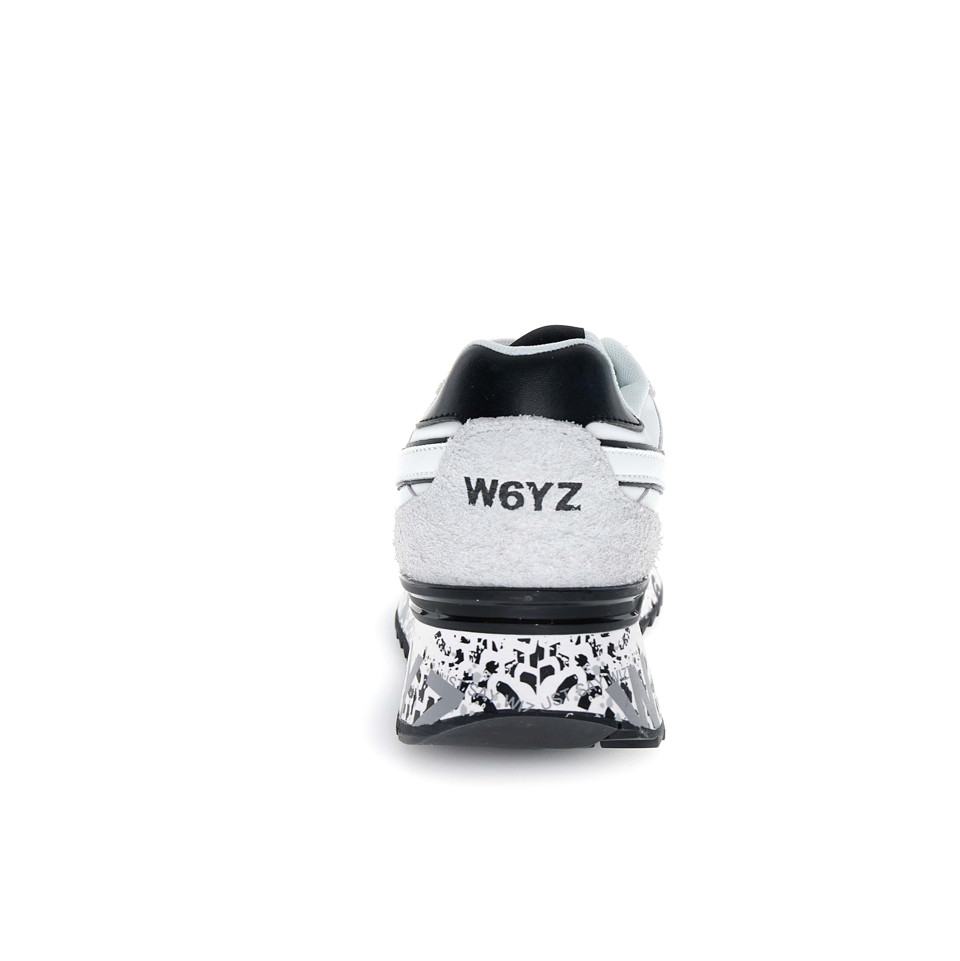 SNEAKERS UOMO W6YZ MOD. "YAK" COL.WHITE-BLACK