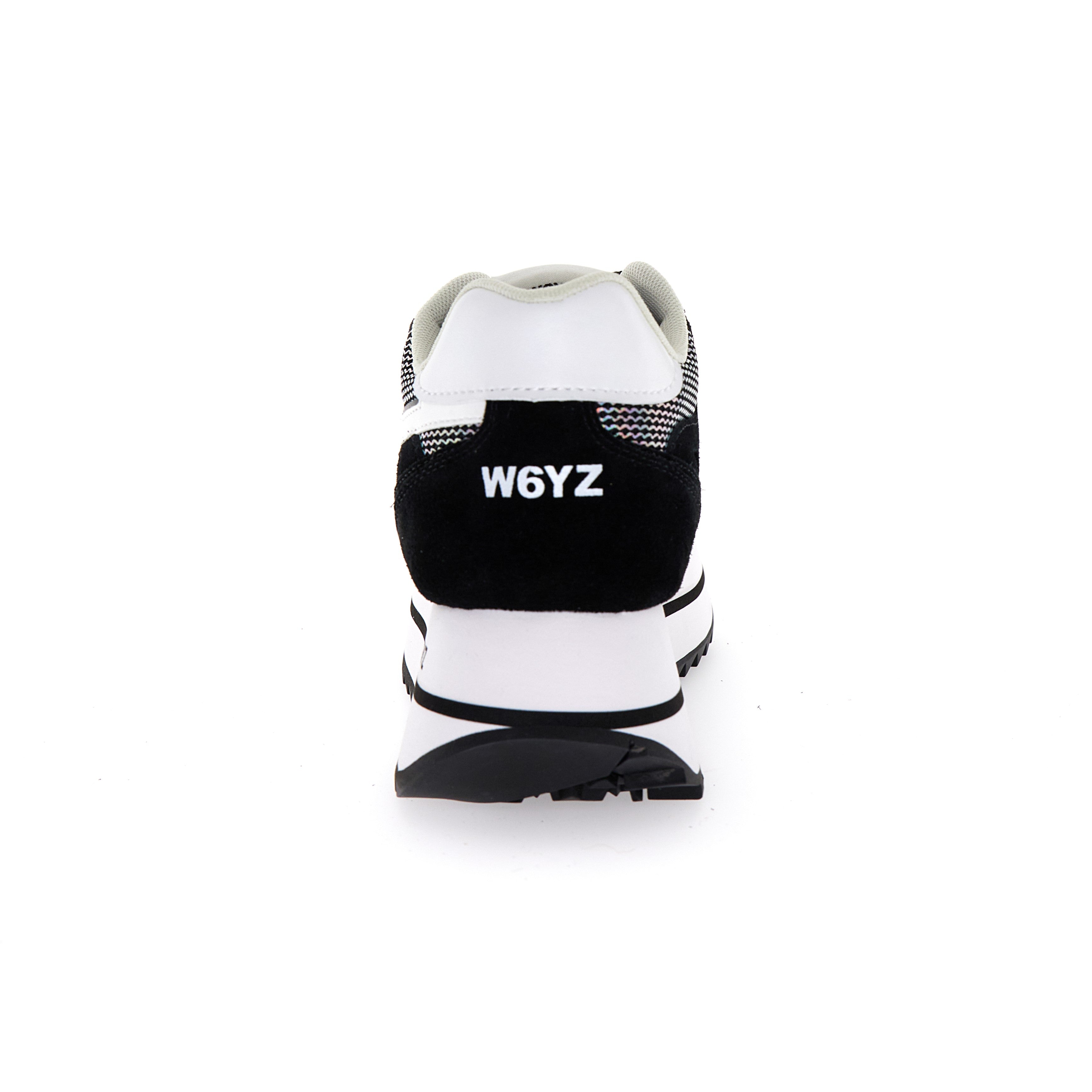 SNEAKERS DONNA W6YZ MOD. "DEVA" - COL. NERO / BIANCO