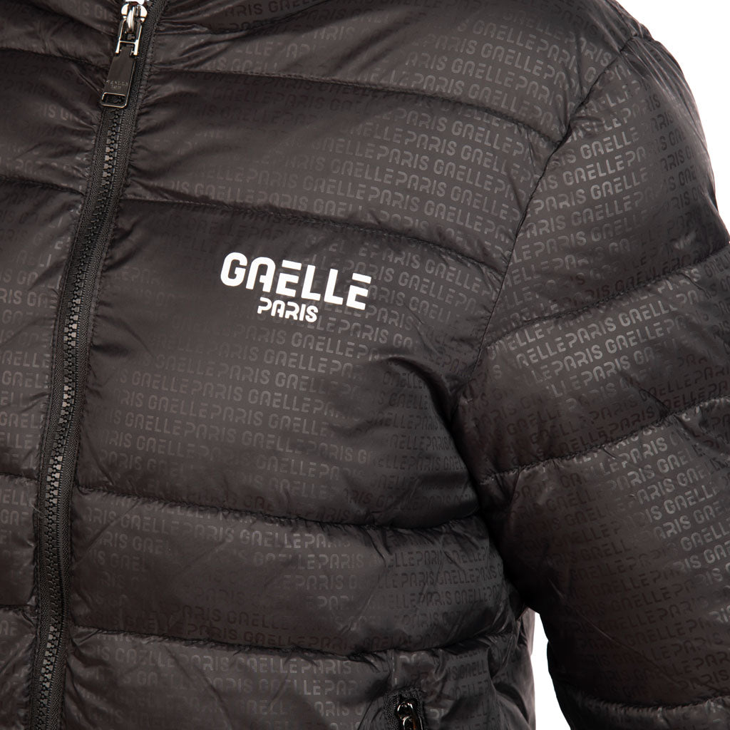 PIUMINO DONNA GAELLE FULL ZIP CON LOGO - COL. NERO