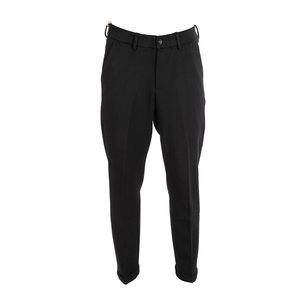 PANTALONI GIANNI LUPO SLIM FIT IN MISTO COTONE - COL. NERO
