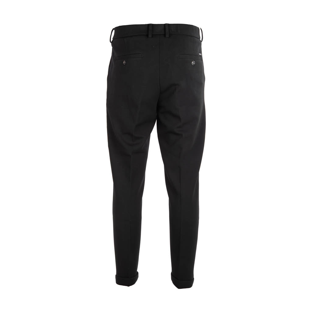 PANTALONI GIANNI LUPO SLIM FIT IN MISTO COTONE - COL. NERO