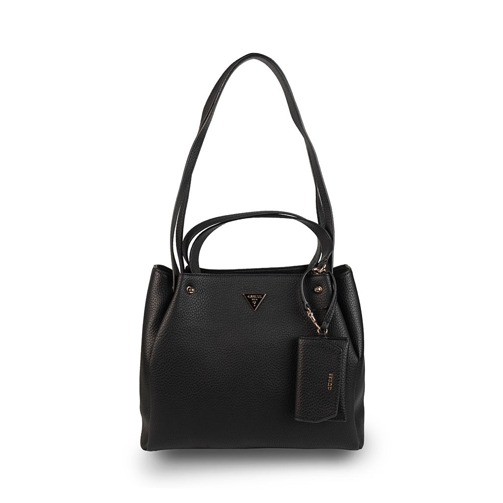 BORSA DONNA GUESS IN ECOPELLE CON POCHETTE - COL. NERO