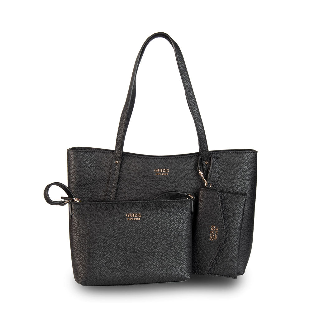SHOPPER DONNA GUESS MOD. "BRENTON" IN ECOPELLE - COL. NERO