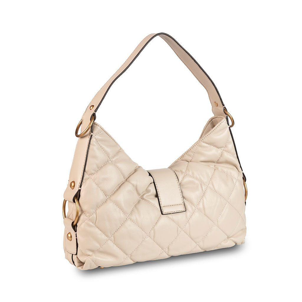 BORSA MEDIA DONNA MOD. "CAMDEN" IN ECOPELLE - COL. BONE