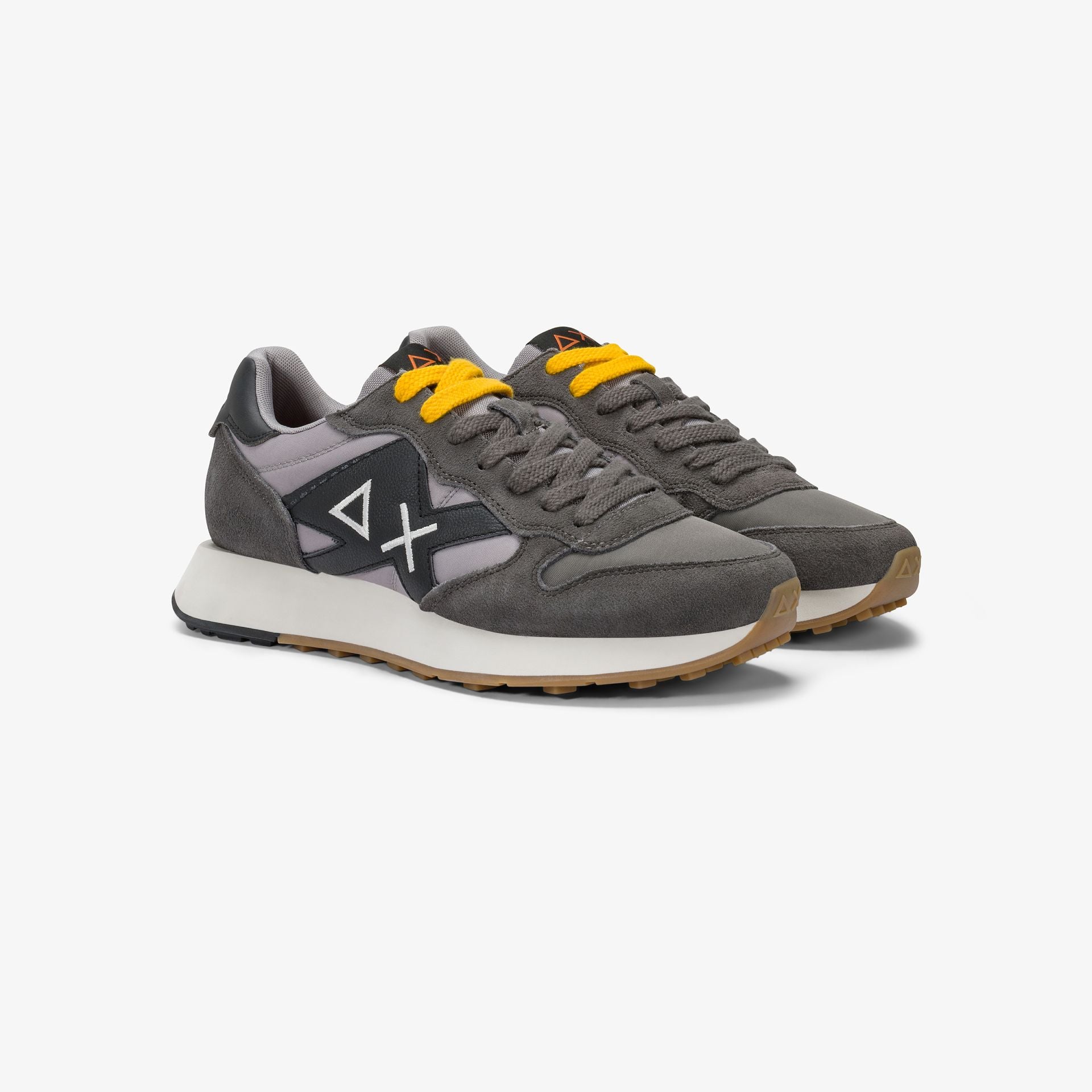SNEAKERS UOMO SUN68 MOD. "JAKI" - COL. GRIGIO SCURO